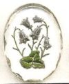Cameo C-10 Bluebells w/Clear Crystal Background