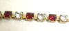 #100 CAB/Altenating Color Rhinestone Chain by the FOOT