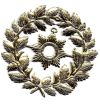 Dresden Foil Wreath of Leaves - 2 pc - Click Image to Close