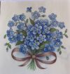 Forget Me Nots Bouquet Decal 2" x 2"