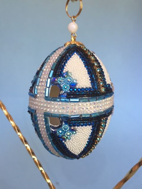 Blue & White Victorian Ornament Kit - Click Image to Close