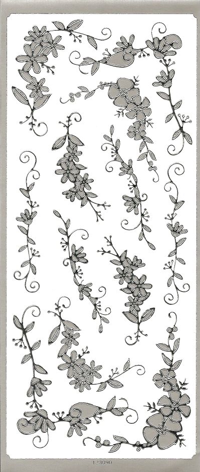 Marcia's A-Peeling Designs #090 Silver - Buy 1 Get 1 Free! - Click Image to Close