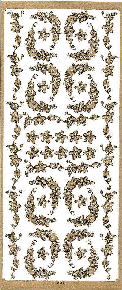 Marcia's A-Peeling Designs #142 Gold - Buy 1 Get 1 Free! - Click Image to Close