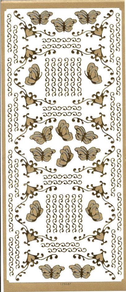 Marcia's A-Peeling Designs #147 Gold - Buy 1 Get 1 Free! - Click Image to Close