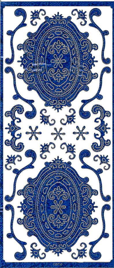 Marcia's A-Peeling Designs #710 Blue - Buy 1 Get 1 Free! - Click Image to Close