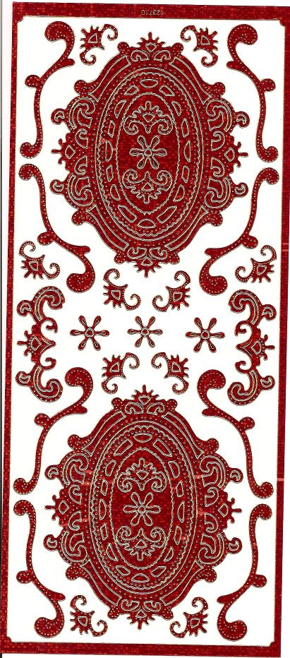 Marcia's A-Peeling Designs #710 Red - Buy 1 Get 1 Free! - Click Image to Close