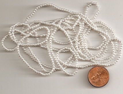 2mm Vintage Pearl Strand - Click Image to Close