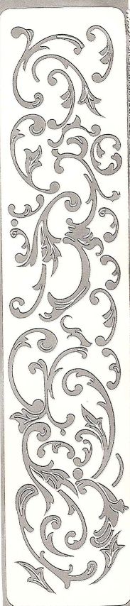 501 Custom Victorian Scroll - Gold - Click Image to Close