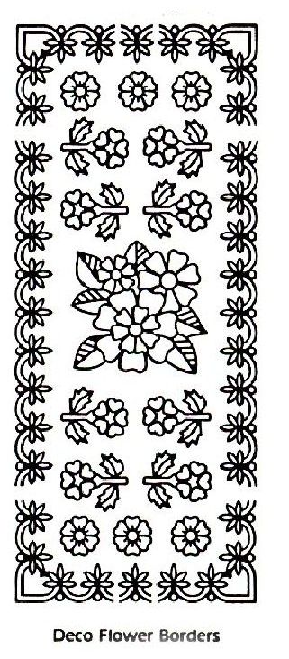 C.A.P. Deco Flower Borders - Large - Buy 1 Get 1 Free - Click Image to Close