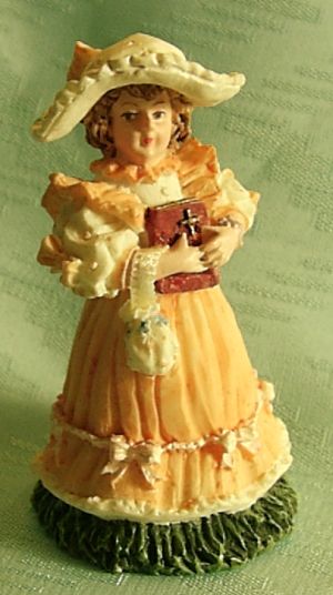 Sarah - Victorian Child w/Bible MH - Buy 1 Get 1 Free! - Click Image to Close