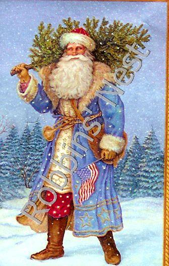 Blue Santa #49 - Click Image to Close