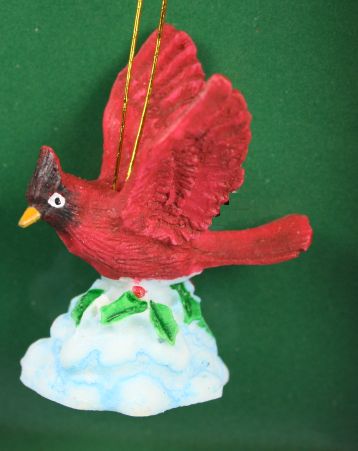 Flying Cardinal Ornament - Click Image to Close