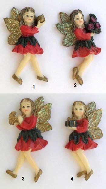 Christmas Fairies Set of 4 - Buy 1 Get 1 Free! - Click Image to Close