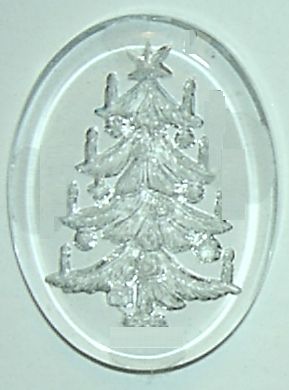 Glass Cameo - Crystal Christmas Tree - Click Image to Close