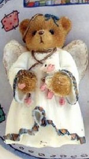 Cherished Teddy Angel Pin - Click Image to Close