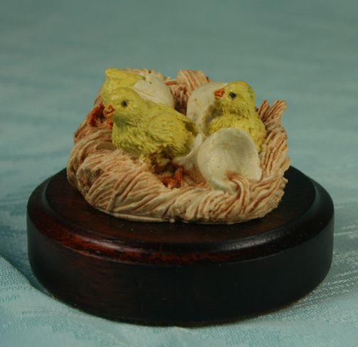Hatching Chicks - Fine Porcelain - Click Image to Close