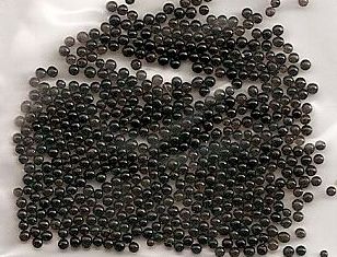 German Glass Beads- Black - Click Image to Close