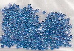 German Glass Beads- Blue - Click Image to Close