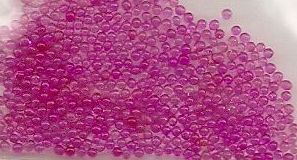 German Glass Beads- Bright Pink - Click Image to Close