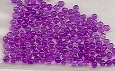German Glass Beads- Purple - Click Image to Close