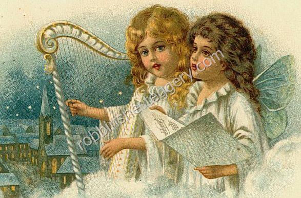 Angels with Harp #92 - Click Image to Close