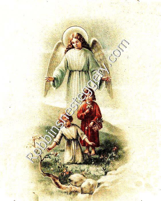 Guardian Angel with Children #144 - Click Image to Close