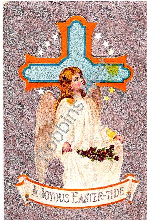 Joyous Banner Easter Angel #118 - Click Image to Close