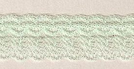 1/2" Mint Green Angel Lace - 5 Yd Pkg - Click Image to Close