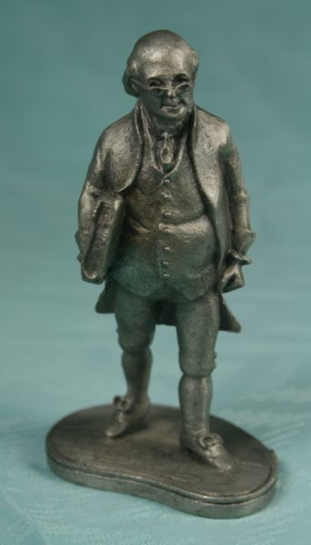 Pewter Ben Franklin - Click Image to Close