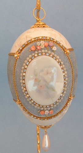 Pastel Floral Cameo Egg Kit - Click Image to Close