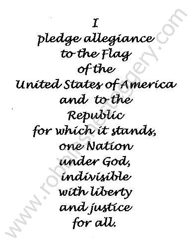Pledge of Allegiance - Click Image to Close