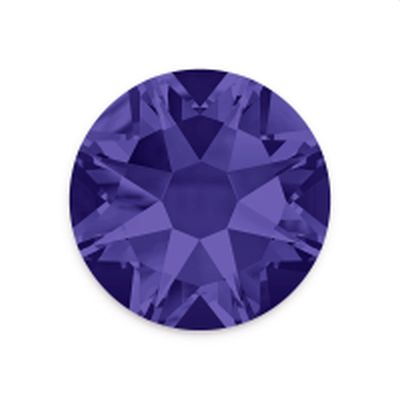 #100 Rhinestone Chain Purple Velvet by the YARD - Click Image to Close