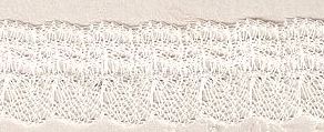 1/2" White Angel Lace - 5 Yd Pkg - Click Image to Close