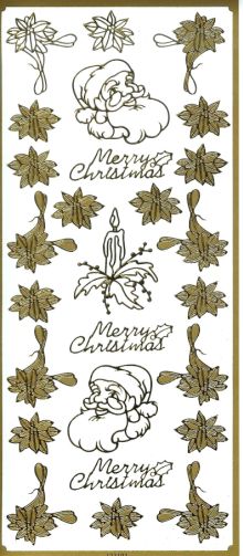 Marcia's A'Peeling Designs #103 (Christmas Motifs Gold)