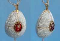 Pearl & Glass Cameo Necklace Kit