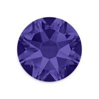 #100 Rhinestone Chain Purple Velvet by the YARD