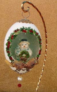 Snow Lady Wreath Egg Kit