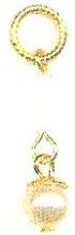 Pearl, Crystal and Gold Dangle PL-T14 - Click Image to Close