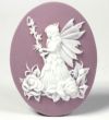 Cameo - Fairy w/Wand - White on Lilac - 30 x 40