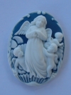 Cameo -Angels w/ Blue Background