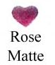 Heart H11- Rose Matte Crystal 1 dz pkg