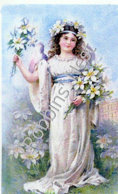 Angel with Lilies #33 - Click Image to Close