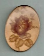 Gold Glass Flower Cameo 2 - Click Image to Close