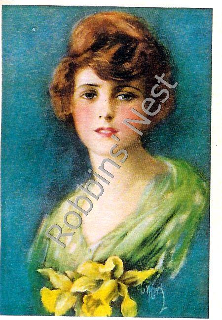 Lady with Daffodils #82 - Click Image to Close