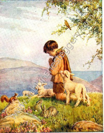 Praying Shepherd Boy #79 - Click Image to Close